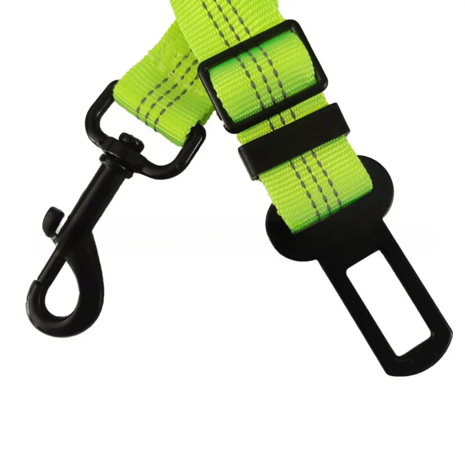 Autogordel Hondenriem/Kattenriem met Elastiek | Reflecterende Veiligheidsriem